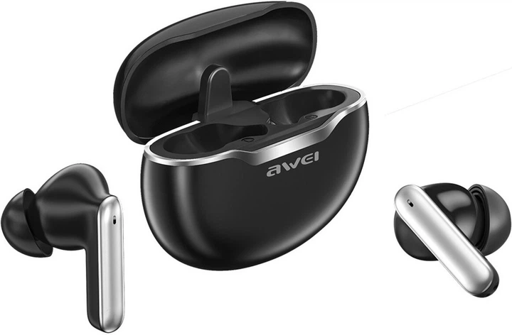 Słuchawki Awei T50 ENC TWS Black (AWEI145) - obraz 3