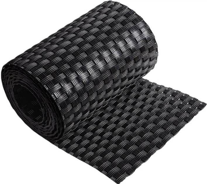 Парканна стрічка Kadax 19 x 255 см Чорна (K2885) - зображення 1