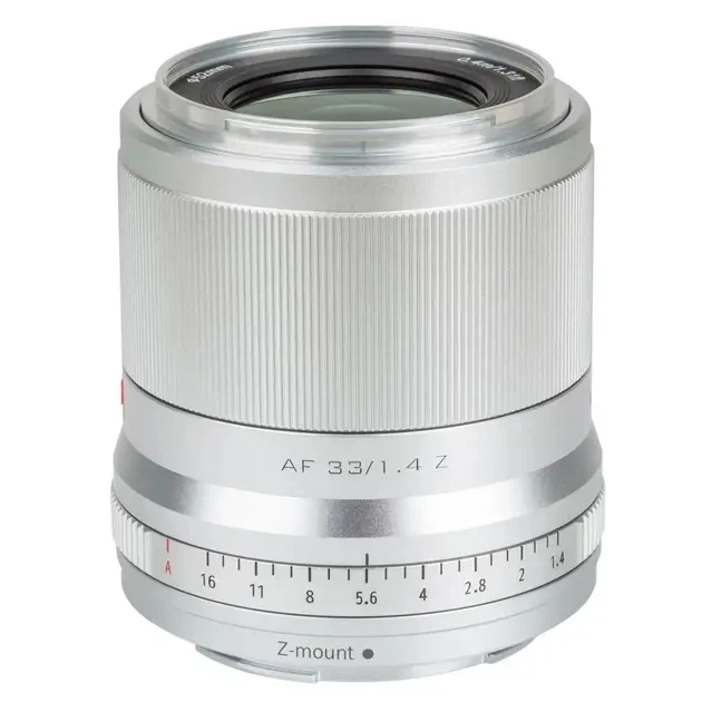 Стандартный объектив Viltrox AF 33mm f/1.4 Z Silver - Фото 1 Стандартный объектив Viltrox AF 33mm f/1.4 Z Silver - изображение 1