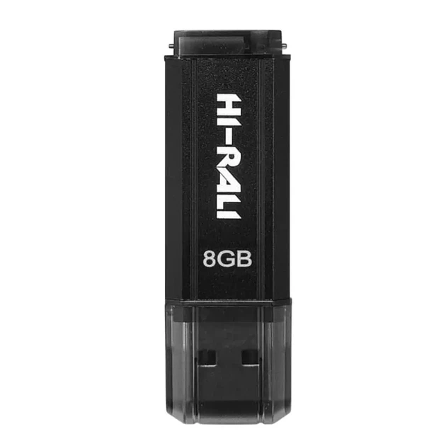 Флешка Hi-Rali 8GB Stark чорна - Фото 2 Флешка Hi-Rali 8GB Stark чорна - зображення 2