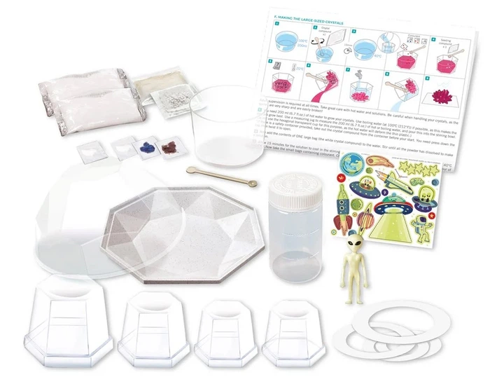 Набір для наукових експериментів 4M Crystal Growing Blue (4893156039323) - зображення 3