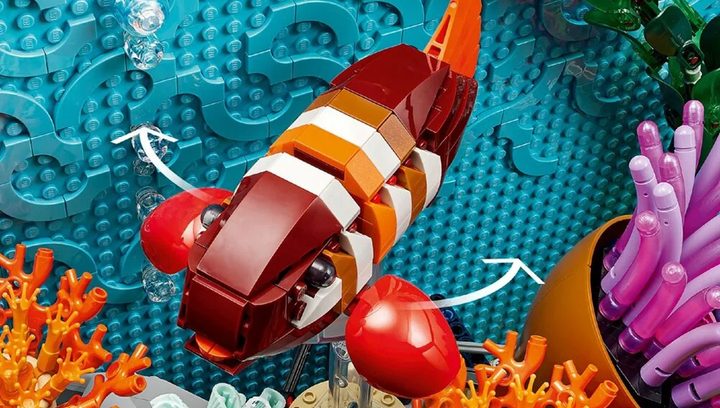 Конструктор Lego Tropical Aquarium Тропический Аквариум Icons