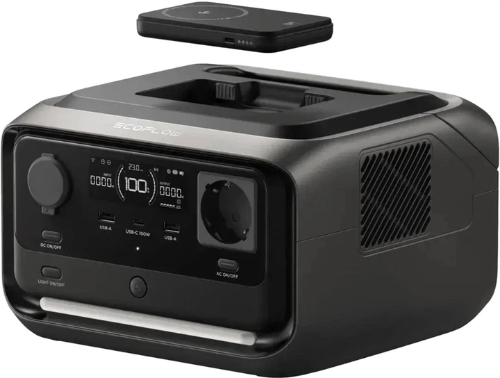Зарядная станция EcoFlow RIVER 3 Plus Wireless / 600 Вт / 286 Вт