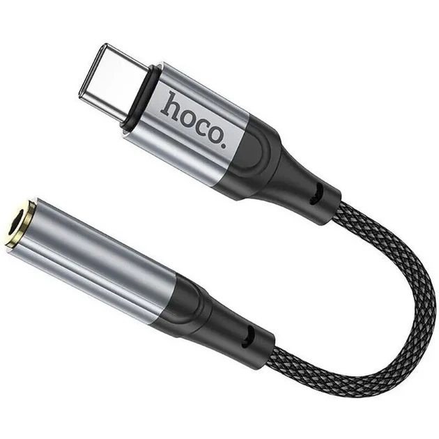 Перехідник HOCO LS36 TYPE-C - AUX 3.5 Black - зображення 3
