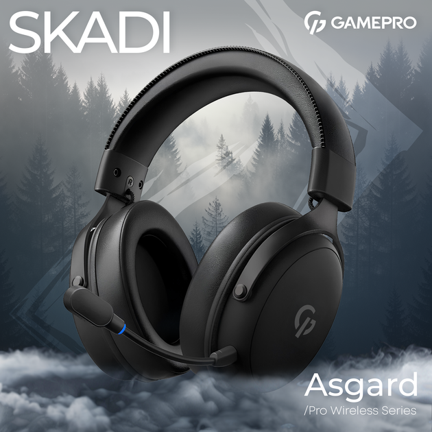 Наушники GamePro Asgard Skadi Wireless 7.1 (HSW191B) 4-Mode купить