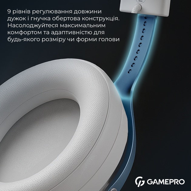 Наушники GamePro Asgard Skadi Wireless 7.1 (HSW191WB) 4-Mode - изображение 19