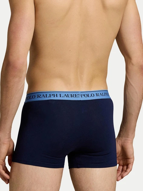Zestaw majtek męskich typu bokserki Polo Ralph Lauren 714830299185 S 3 szt Granatowy (3616854784415) - obraz 3