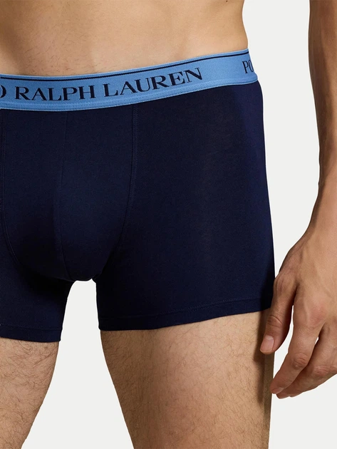 Набір трусів-боксерів чоловічих бавовняних Polo Ralph Lauren 714830299185 L 3 шт Темно-синій (3616854947070) - зображення 6