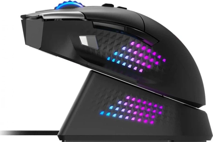 Миша MSI Versa Pro Mouse Combined Wireless + Mouse Dock Pro Black (S12-4301370-CLA) - зображення 3