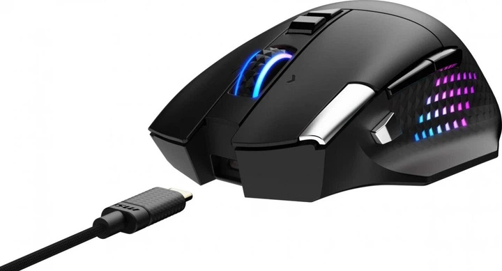 Миша MSI Versa Pro Mouse Combined Wireless + Mouse Dock Pro Black (S12-4301370-CLA) - зображення 6