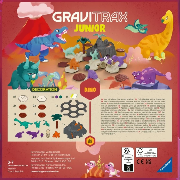 Zestaw startowy Ravensburger Gravitrax Junior Dino 24587 (4005556245871) - obraz 2