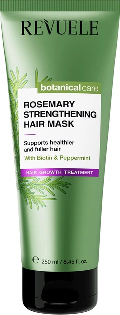 Увлажняющая маска REVUELE Botanical care Rosemary с Розмарином для роста и густоты волос 250 мл (5061076240764) - Фото 1 Увлажняющая маска REVUELE Botanical care Rosemary с Розмарином для роста и густоты волос 250 мл (5061076240764) - изображение 1
