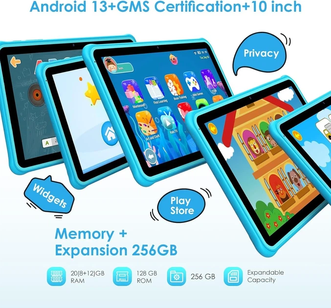 Планшет 10" Fastwd Y121 (8+12)/128 ГБ Android 13 6580 mAh Розовый Б/В - изображение 2