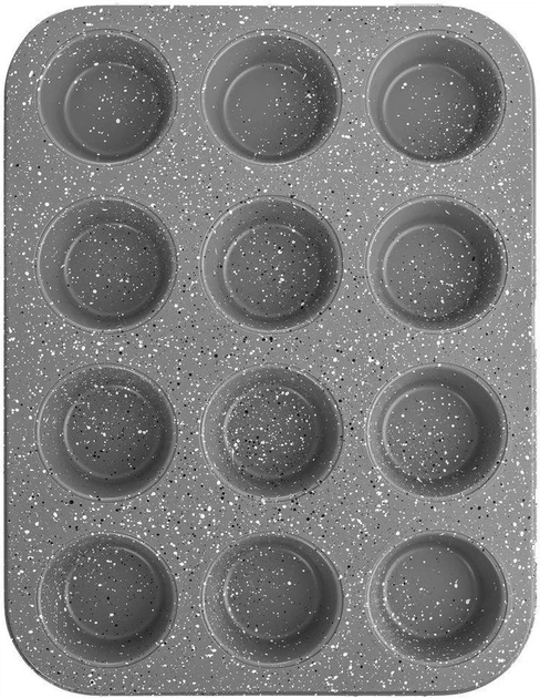 Форма Orion Grande для мафінів гранітна 35 x 26.5 x 3 см (120016) (8592381144050) - зображення 2