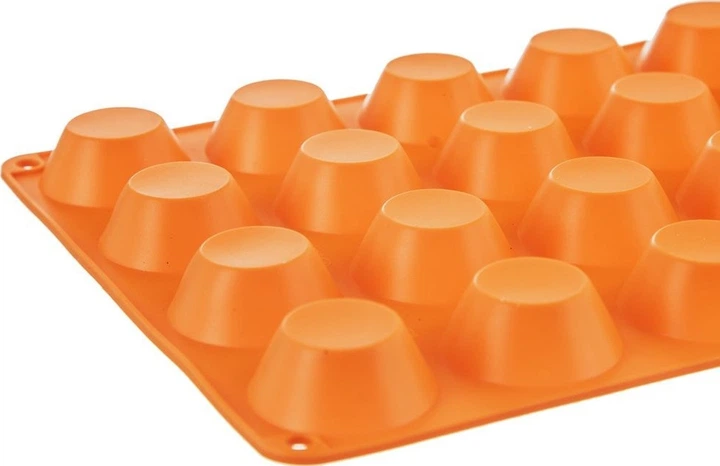 Forma Orion Sillinie do muffinek silikonowa pomarańczowa 29 x 23.5 x 2 cm (151764) (8592381178581) - obraz 3