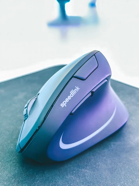 Миша Speedlink Piavo Pro RGB Rechargeable Vertical Ergonomic Mouse Wireless Rubber-Black (4027301907223) - зображення 7