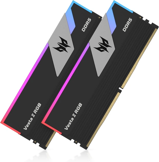 Predator Vesta II DDR5 16GB➕16GB Оперативная память Acer Predator Vesta II DDR5 RGB 32GB (16GB×2
