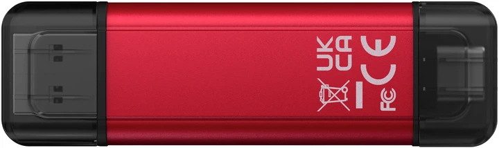 Dysk SSD Kingston Dual Portable SSD 1TB USB 3.2 Gen 2 Red (SPSD/1TB) - obraz 5