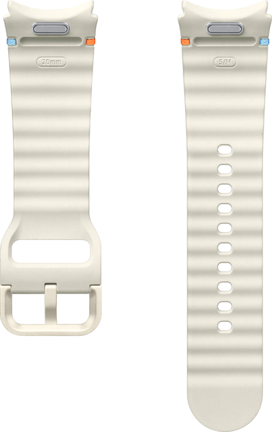 Ремінець Samsung Sport Band (S/M) для Samsung Galaxy Watch 7 Cream (ET-SNL30SWEGEU) - зображення 2