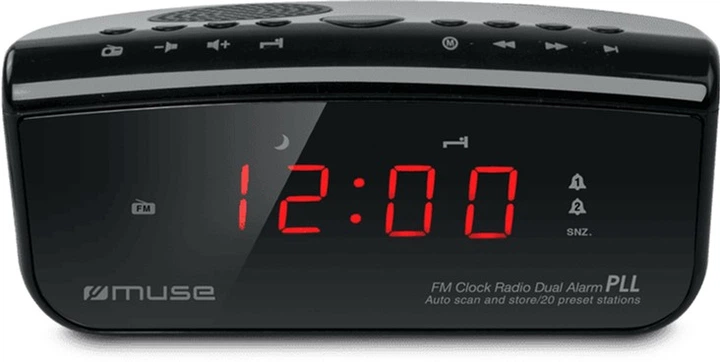 Радіо-годинник Muse M-12 CR (3700460200411) - зображення 2
