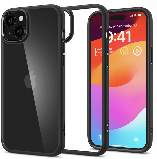 Панель Spigen Ultra Hybrid для Apple iPhone 15 Matte Black (ACS06799) - зображення 2
