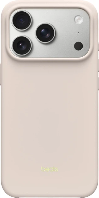 Etui plecki Apple Beats Case with MagSafe and Camera Control do Apple iPhone 17 Pro Lime Stone (MGKE4) - obraz 1