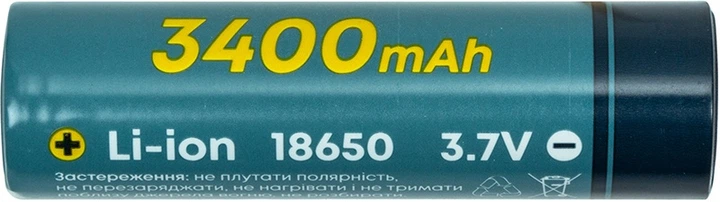 Акумулятор PowerPlant 18650 3.7 V 1C 3400 mah (AA620234) - зображення 1