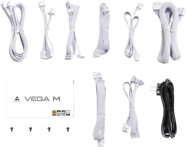 Zasilacz Chieftec VEGA M 750W White (PPG-750-CW) - obraz 6