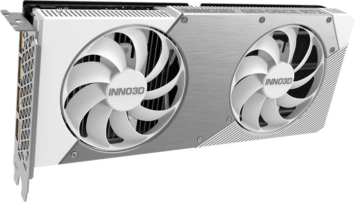 Відеокарта INNO3D PCI-Ex GeForce RTX 5060 TWIN X2 OC WHITE 8GB GDDR7 (128bit) (2527/28000) (HDMI, 3 x DisplayPort) (N50602-08D7X-195070W) - зображення 1