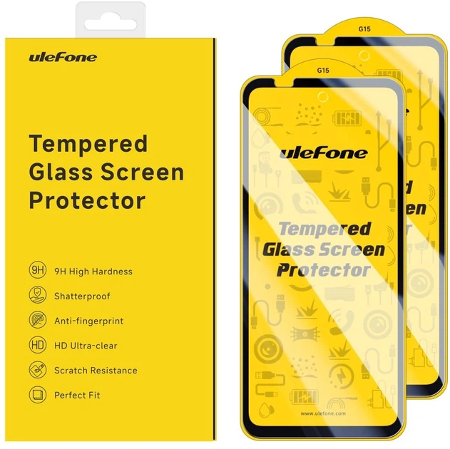Захисне скло Ulefone для Ulefone Armor 24 Series 2 шт Black (RL078335) - зображення 1