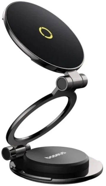 Uchwyt samochodowy na telefon Baseus MagPro Series II Magnetic Car Mount Stick-on Version Cosmic Black (C40172900121-00) - obraz 4