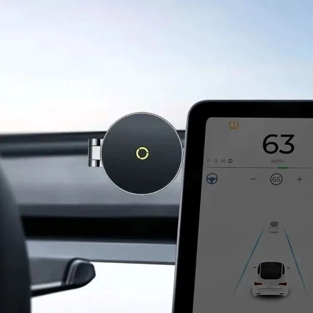 Uchwyt samochodowy na telefon Baseus MagPro Series II Magnetic Car Mount Stick-on Version Cosmic Black (C40172900121-00) - obraz 8