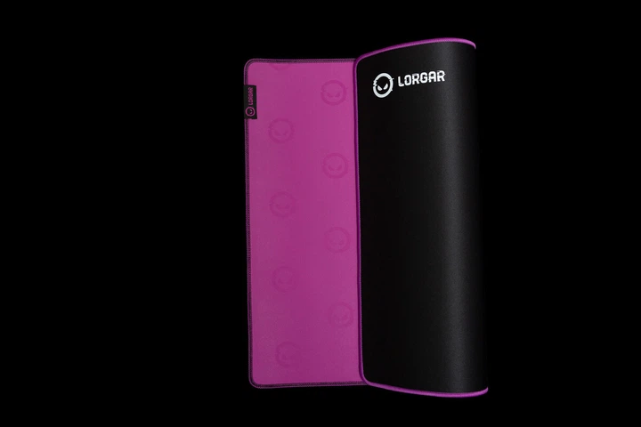 Podkładka gamingowa Lorgar Main 319 Black-Purple (LRG-GMP319) - obraz 3