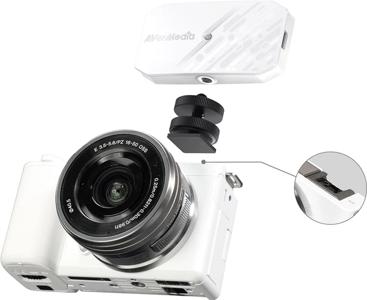 Пристрій захоплення відео AverMedia BU113G2 CamStream 4K White (61BU113G20A2) - зображення 5