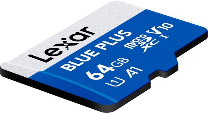 Карта пам'яті Lexar Blue Plus microSDXC 64GB UHS-I U1 V10 (LMSBLPL064G-BNANG) - зображення 4