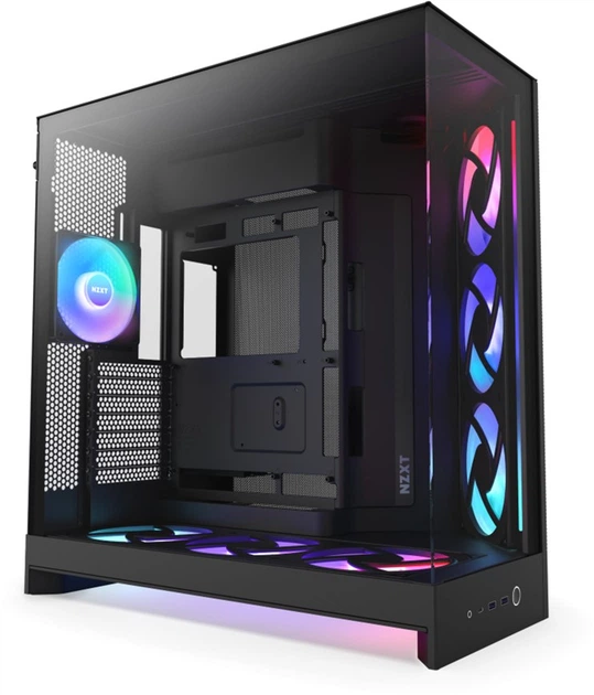 Obudowa NZXT H9 Flow RGB+ Black (CM-H92FB-P1) - obraz 1