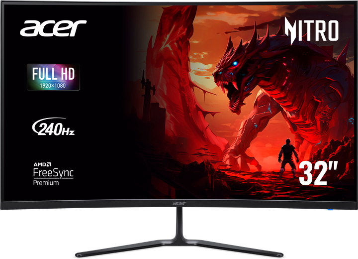 Monitor 31.5" Acer ED320QX2biipx (UM.JE0EE.201) - obraz 1