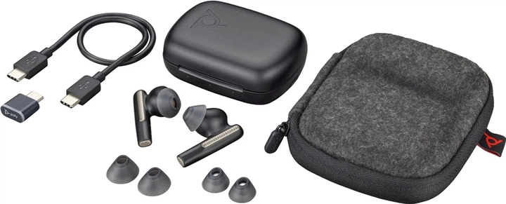 Навушники Poly TWS Voyager Free 60 Earbuds + BT700C + BCHC Black (7Y8H4AA) - зображення 6