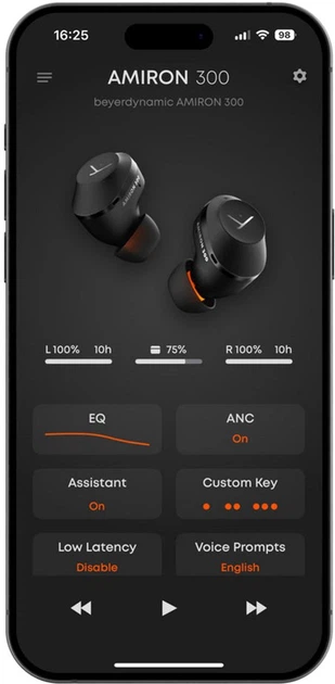 Słuchawki Beyerdynamic Amiron 300 TWS Cream (531483) - obraz 9