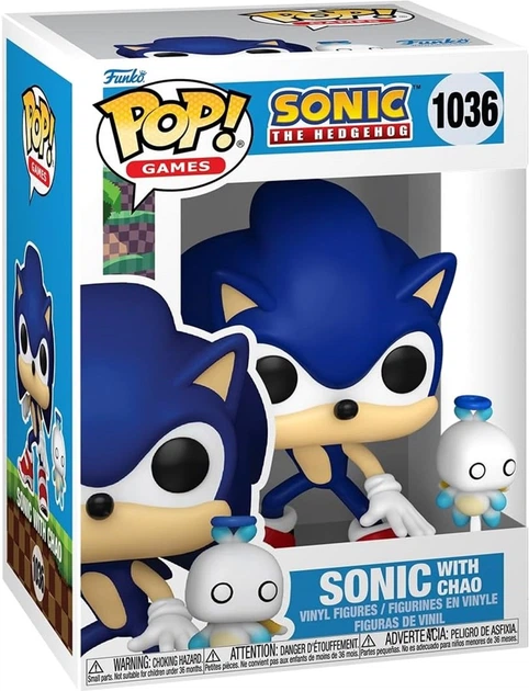Фігурка Funko POP&buddy: Sonic - Sonic w/HChao (889698803090) - зображення 2