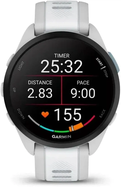 Smartwatch Garmin Forerunner 165 Music Mist Grey/Whitestone (010-02863-31) - obraz 2