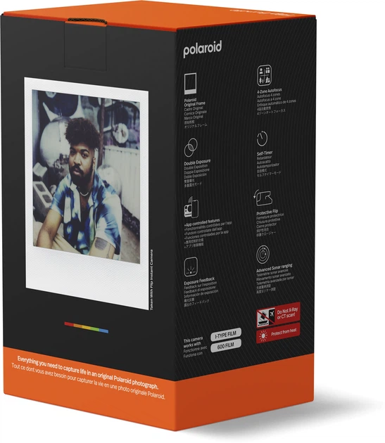 Камера моментального друку Polaroid Flip White Color Film Bundle (8 photos) (006571) - зображення 10