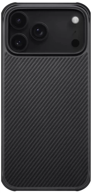Etui plecki Pitaka Aramid ProGuard Case Twill 600D do Apple iPhone 17 Pro Max Black/Grey (KI1701MGPM) - obraz 1