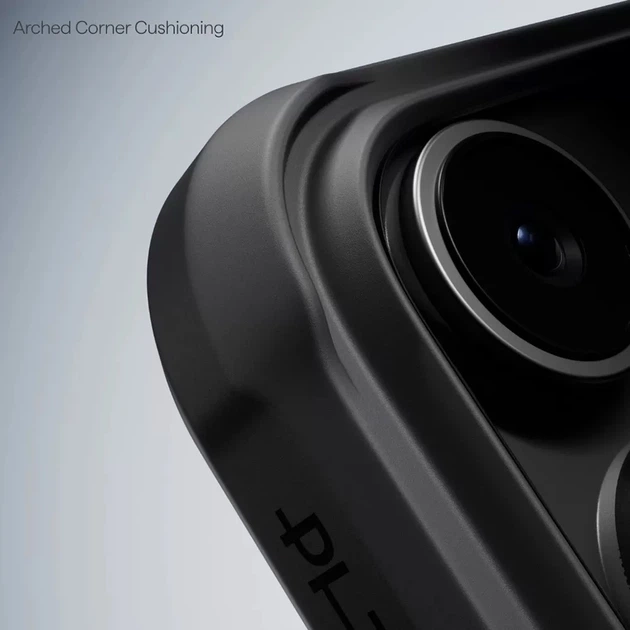 Etui plecki Pitaka Aramid ProGuard Case Twill 600D do Apple iPhone 17 Pro Max Black/Grey (KI1701MGPM) - obraz 6