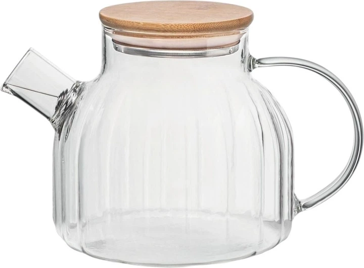 Заварювальний чайник Homla Saffron ребристий 1 л (5906496742606) - зображення 1