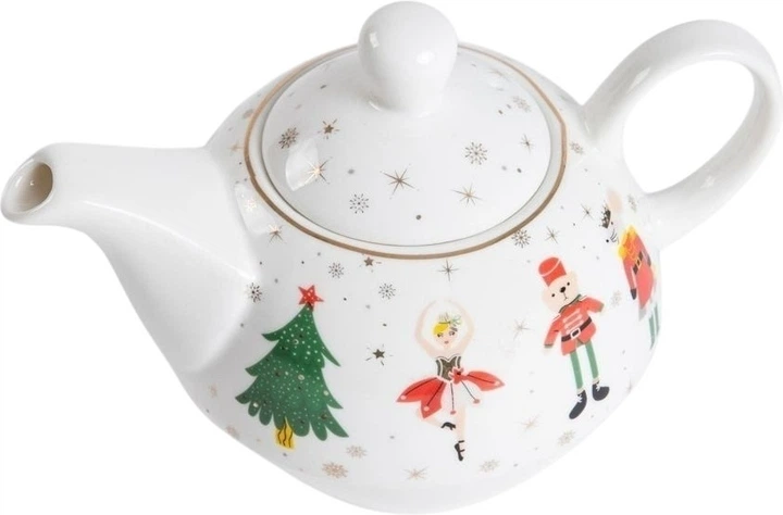 Чайник для заварювання чаю Homla Licola із чашкою та блюдцем порцеляновий 200 мл (5906496719066) - зображення 5