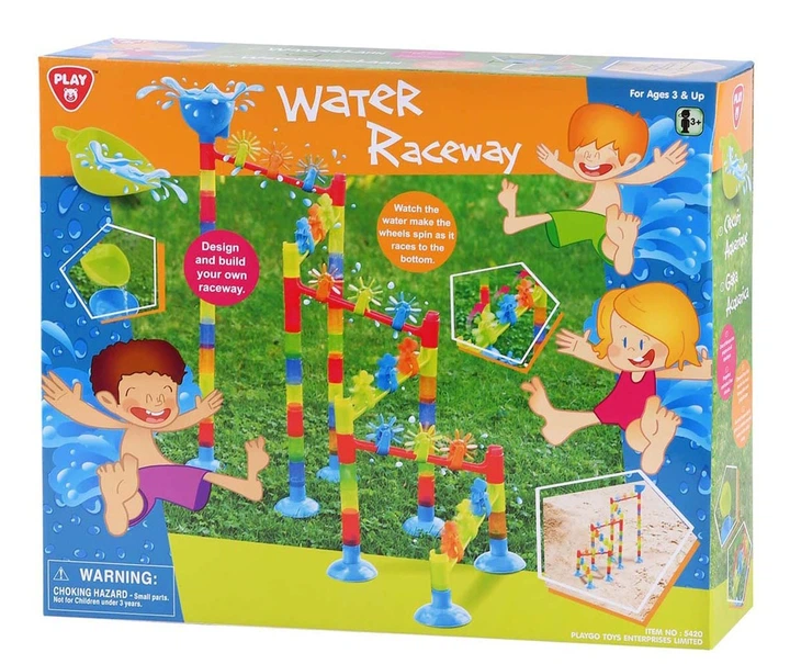 Zestaw do zabawy z wodą PlayGo labirynt z torem wyścigowym 8150582 (4892401054203) - obraz 1