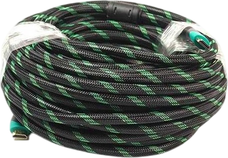 Відeoкабель PowerPlant HDMI - HDMI 25 м with gold-plated connectors 2.0 Double ferrites Highspeed (KD00AS1296) - зображення 1