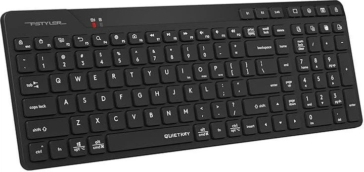 Клавіатура бездротова A4Tech FBK27C AS Wireless Black (4711421000185) - зображення 2