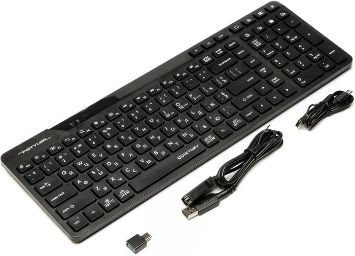 Клавіатура бездротова A4Tech FBK27C AS Wireless Black (4711421000185) - зображення 3